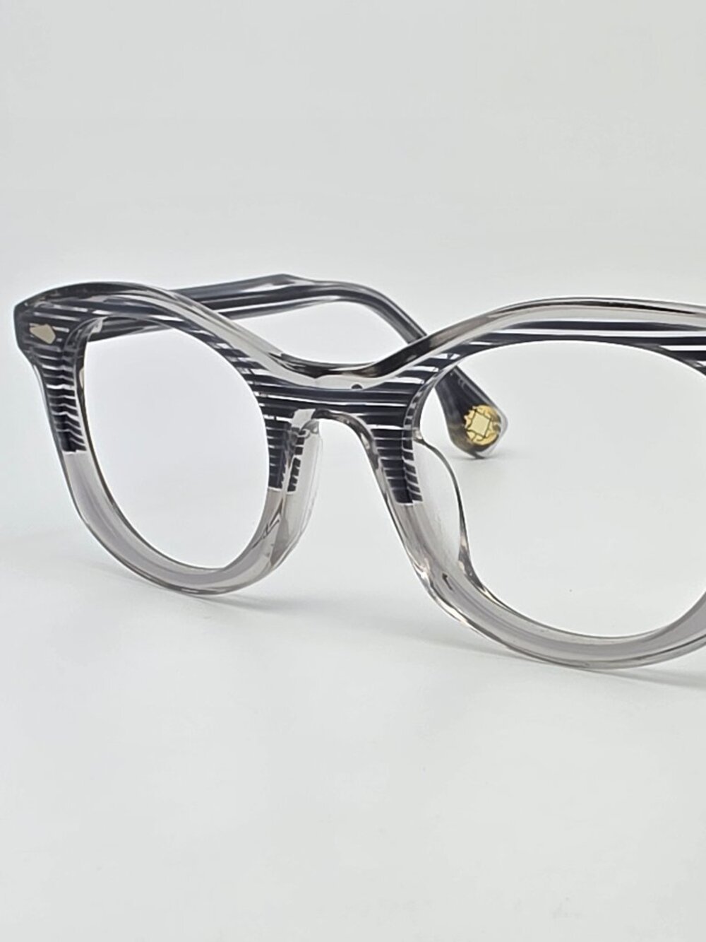Blake Kuwahara Ledoux Black Venetian Cat Eye Eyeglasses Frame Japan 48-22-140